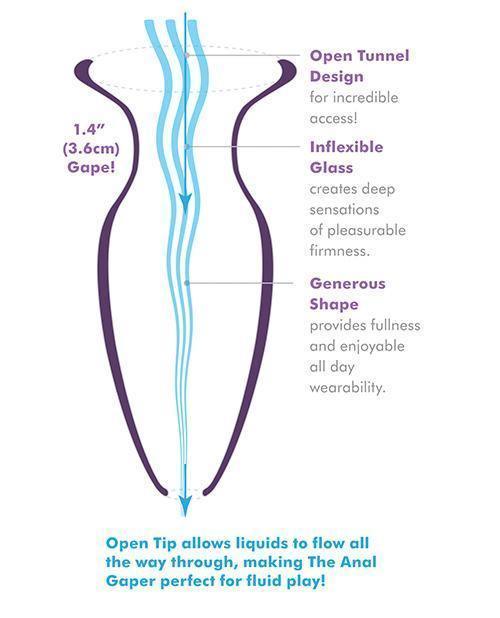 product image,Anal Fantasy Elite Mega Anal Glass Gaper - Clear - SEXYEONE