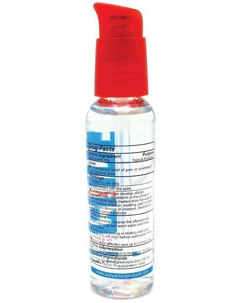 image of product,Anal Glide Extra Anal Lubricant & Desensitizer - 2 Oz Pump Bottle - SEXYEONE