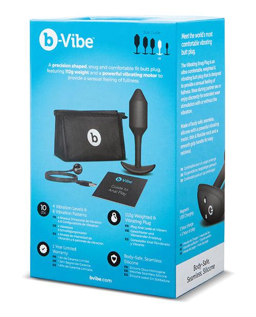 image of product,B-vibe Vibrating Weighted Snug Plug Xl - {{ SEXYEONE }}