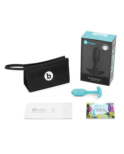 image of product,B-vibe Weighted Snug Plug 1 - 55 G - SEXYEONE