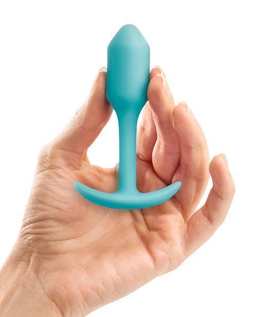 image of product,B-vibe Weighted Snug Plug 1 - 55 G - SEXYEONE