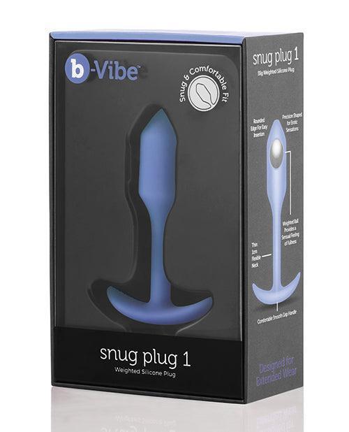 image of product,B-vibe Weighted Snug Plug 1 - 55 G - SEXYEONE