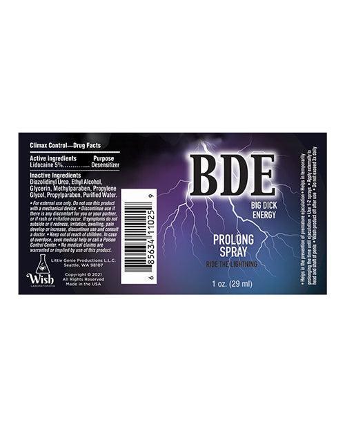 image of product,Bde Prolong Spray - 1 Oz - SEXYEONE