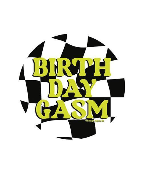 product image, Birthday-gasm Naughty Sticker - Pack Of 3 - SEXYEONE