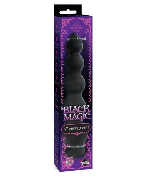 product image, Black Magic 7" Ribbed Vibe - SEXYEONE