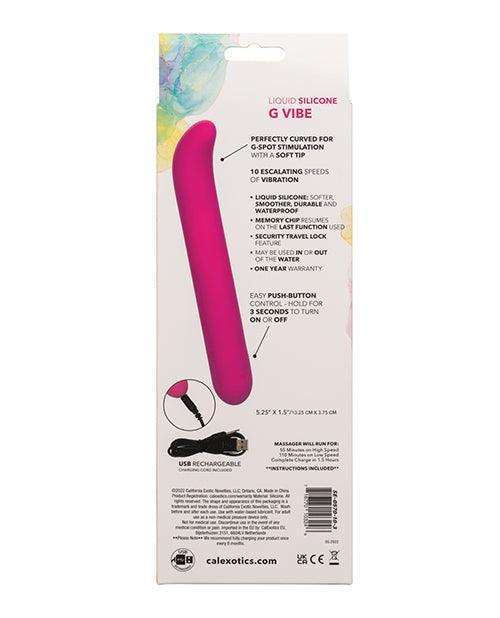 image of product,Bliss Liquid Silicone G Vibe - Pink - SEXYEONE