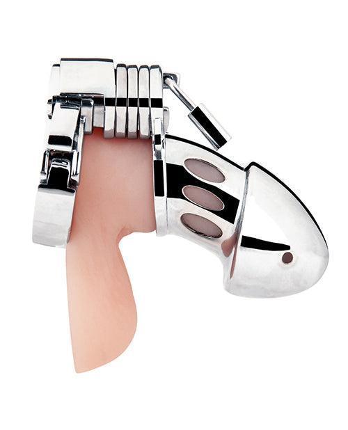 image of product,Blue Line Obedience Cage - Silver - SEXYEONE