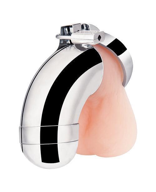 image of product,Blue Line Submission Cage - Silver - SEXYEONE