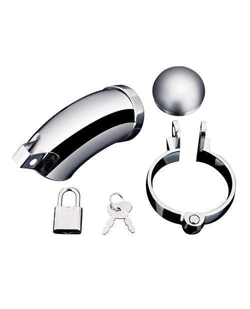 image of product,Blue Line Submission Cage - Silver - SEXYEONE