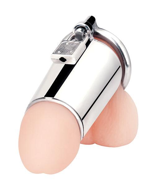 image of product,Blue Line Ultimate Cock Tease Cage - Silver - {{ SEXYEONE }}