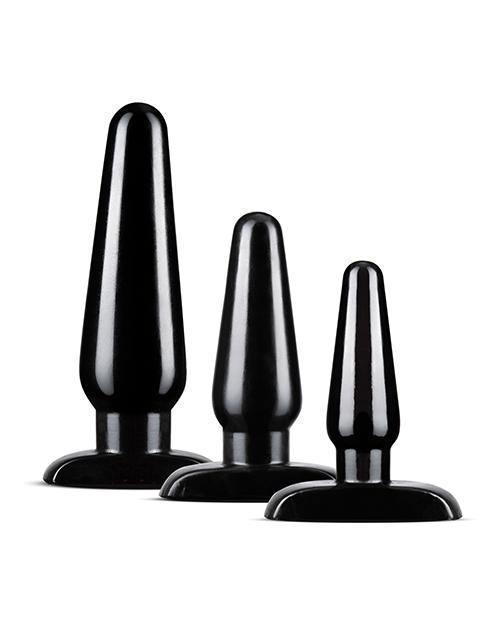 product image,Blush Anal Adventures Basic Plug Kit - Black - SEXYEONE