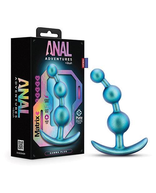 product image, Blush Anal Adventures Matrix Gamma Plug - Teal - SEXYEONE