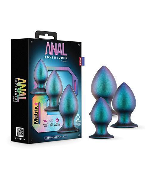 product image, Blush Anal Adventures Matrix Metaverse Plug Kit - Spruce - SEXYEONE