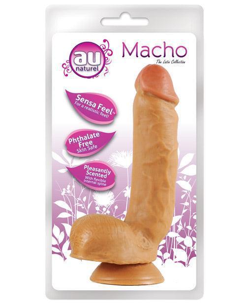 product image, Blush Au Naturel Macho Dong W-suction Cup - SEXYEONE