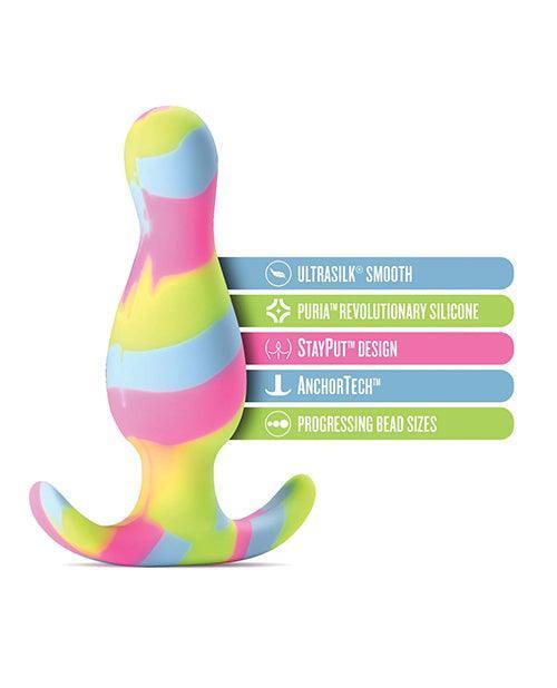 image of product,Blush Avant Kaleido Silicone Plug - Lime - SEXYEONE