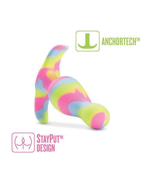 image of product,Blush Avant Kaleido Silicone Plug - Lime - SEXYEONE