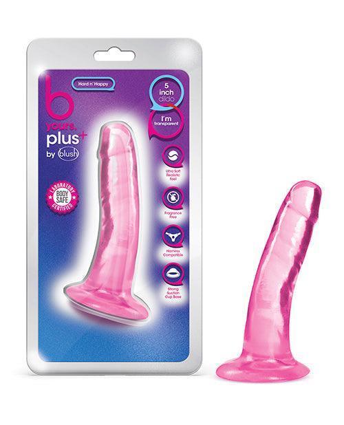 product image, Blush B Yours Plus 5.5" Hard N' Happy Dildo - {{ SEXYEONE }}