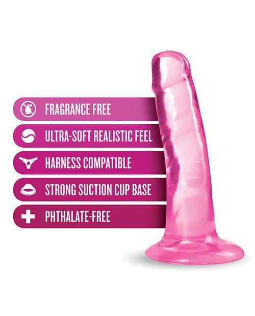 image of product,Blush B Yours Plus 5.5" Hard N' Happy Dildo - {{ SEXYEONE }}