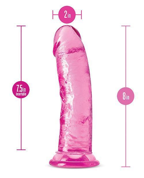 image of product,Blush B Yours Plus 8" Roar N Ride Dildo - {{ SEXYEONE }}