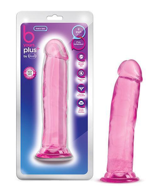 image of product,Blush B Yours Plus 9.5" Thrill N Drill - SEXYEONE