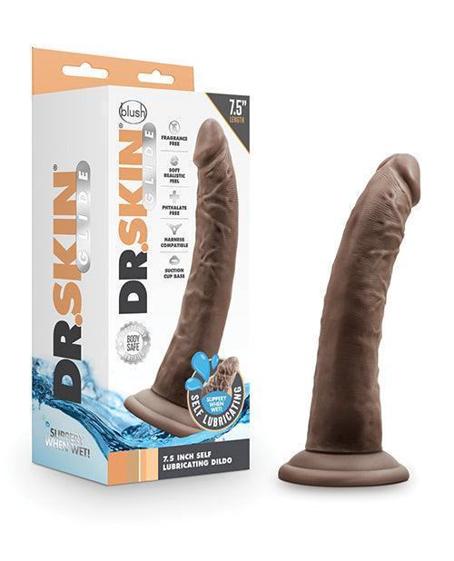 product image, Blush Dr. Skin Glide 7.5" Self Lubricating Dildo - {{ SEXYEONE }}