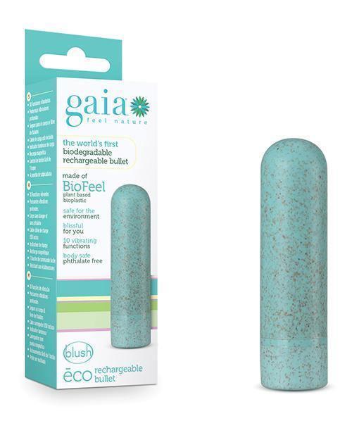 product image, Blush Gaia Eco Rechargeable Bullet - Aqua - SEXYEONE