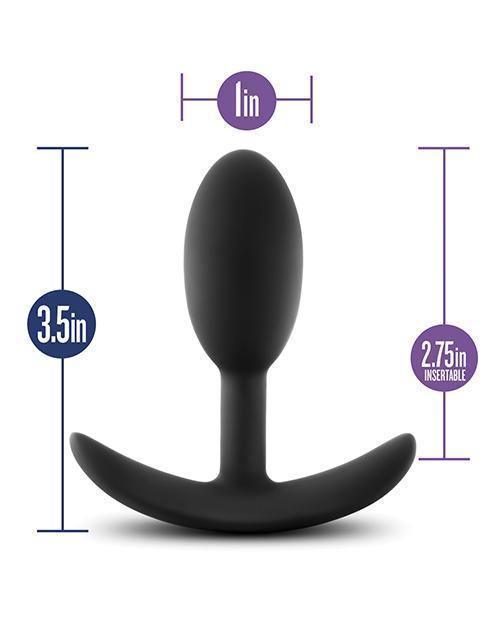 image of product,Blush Luxe Wearable Vibra Slim Plug - SEXYEONE