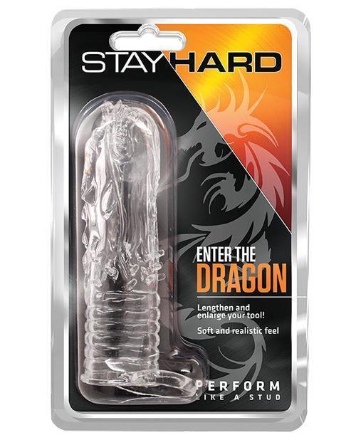 product image, Blush Performance Enter The Dragon Penis Sleeve - Clear - SEXYEONE