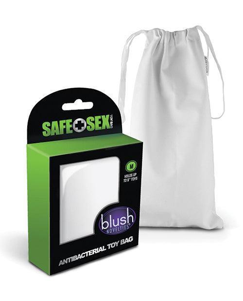 product image, Blush Safe Sex Antibacterial Toy Bag Medium - White - SEXYEONE