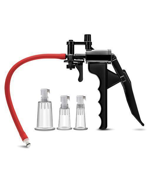 image of product,Blush Temptasia Clitoris & Nipple Pleasure Enhancement Pump System - SEXYEONE