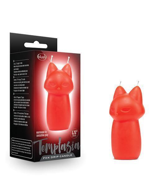 product image, Blush Temptasia Fox Drip Candle - Red - SEXYEONE