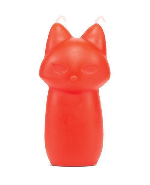image of product,Blush Temptasia Fox Drip Candle - Red - SEXYEONE