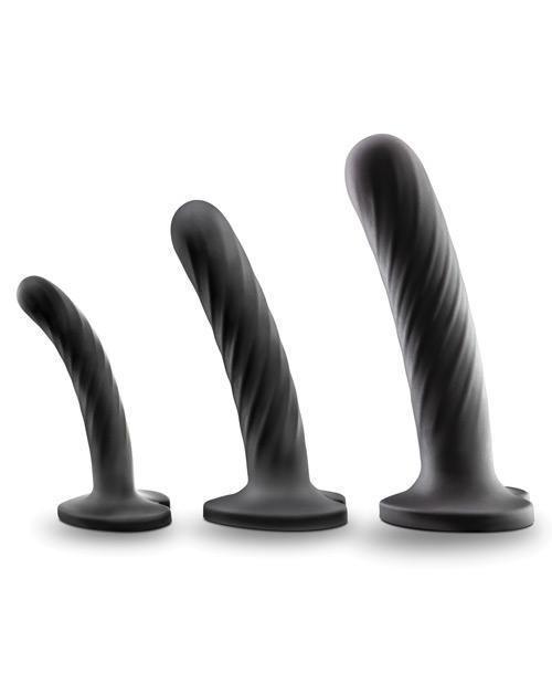 image of product,Blush Temptasia Twist Kit - Black Set Of 3 - SEXYEONE