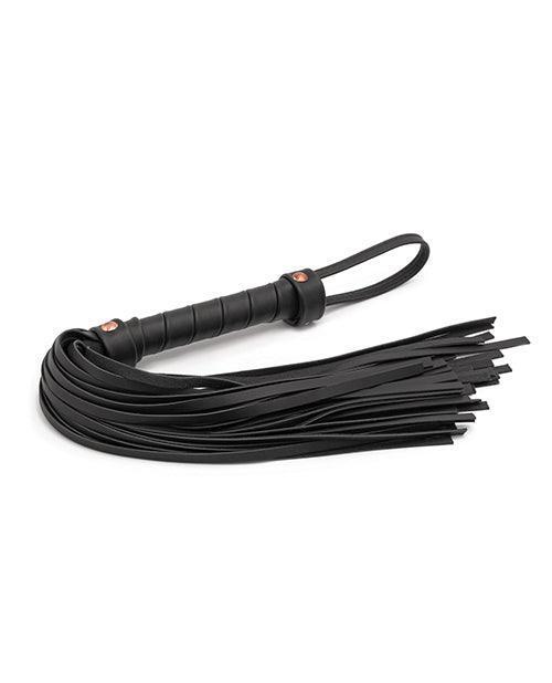 image of product,Bondage Couture Flogger - Black - SEXYEONE