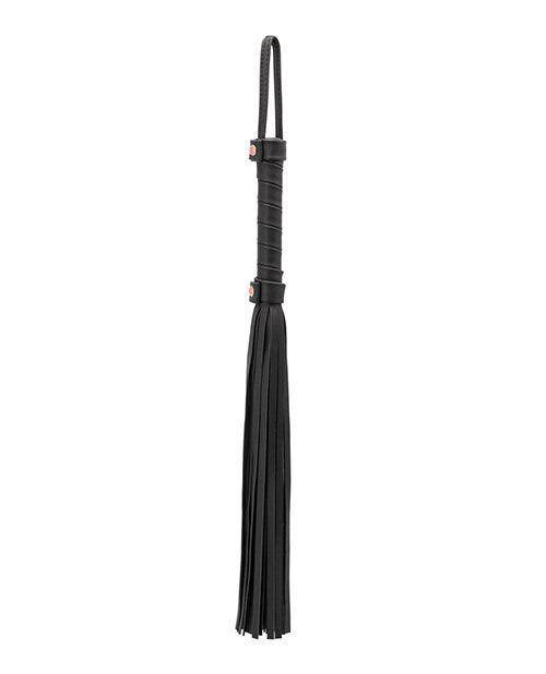 image of product,Bondage Couture Flogger - Black - SEXYEONE
