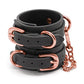 Bondage Couture Wrist Cuffs - Black - MPGDigital Sales
