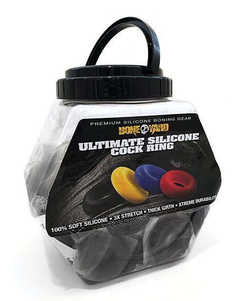 product image,Boneyard Ultimate Ring Black - Fishbowl Of 50 Pcs - MPGDigital Sales