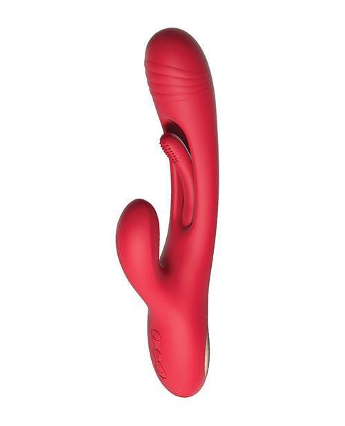 product image, Bora G-Spot Tapping Rabbit Vibrator - Red - SEXYEONE