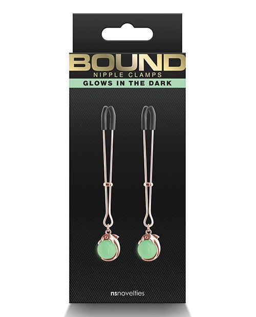 product image, Bound Nipple Clamps - Rose Gold - SEXYEONE