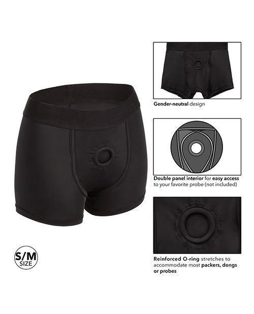 image of product,Boundless Boxer Brief S-m - Black - SEXYEONE