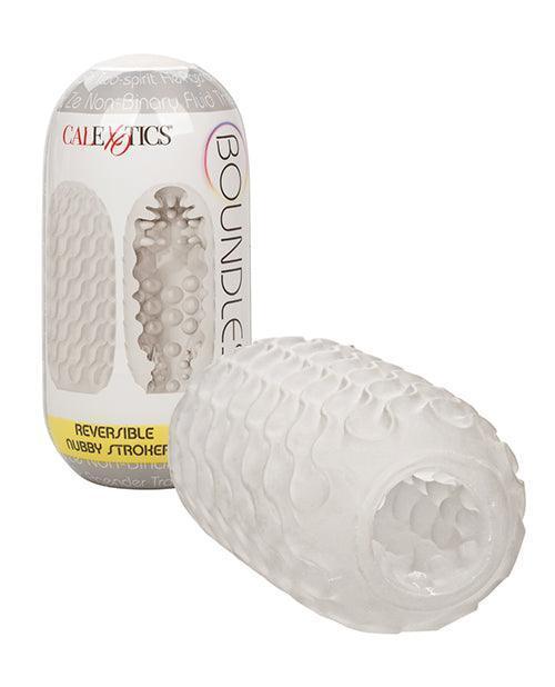 product image, Boundless Reversible Nubby Stroker - White - SEXYEONE