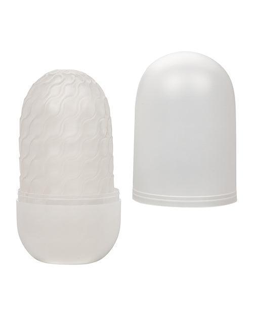 image of product,Boundless Reversible Nubby Stroker - White - SEXYEONE