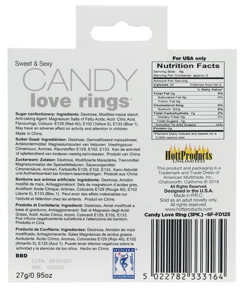 image of product,Candy Cock Ring - SEXYEONE