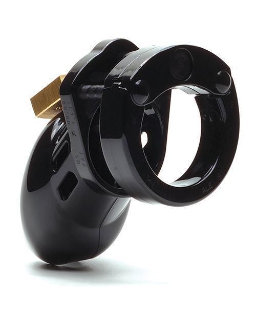 image of product,Cb-6000 2 1-2" Cock Cage & Lock Set - Black - {{ SEXYEONE }}