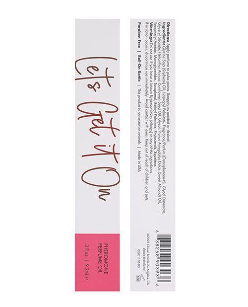 image of product,Cgc Perfume Oil W/pheromones - 9.2 Ml Let's Get It On - SEXYEONE