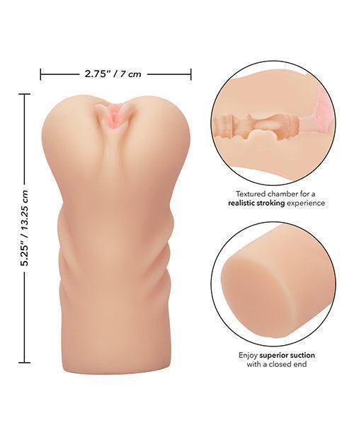 image of product,Cheap Thrills The First Time Pussy Masturbator - Ivory - SEXYEONE