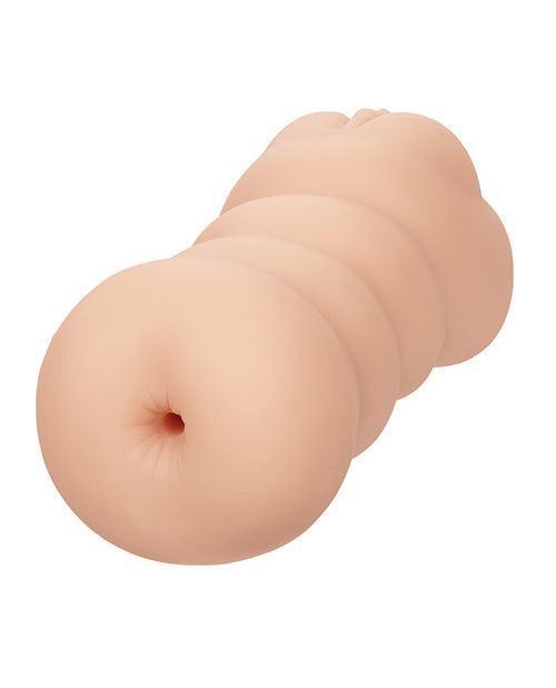image of product,Cheap Thrills The Three-way Dual Ended Masturbator - Ivory - SEXYEONE