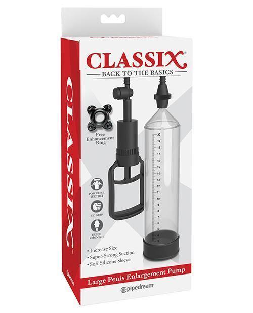 product image, Classix Large Penis Enlargement Pump - Clear - {{ SEXYEONE }}