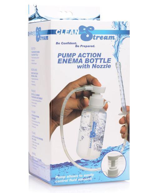 product image, Cleanstream Pump Action Enema Bottle W-nozzle - SEXYEONE 