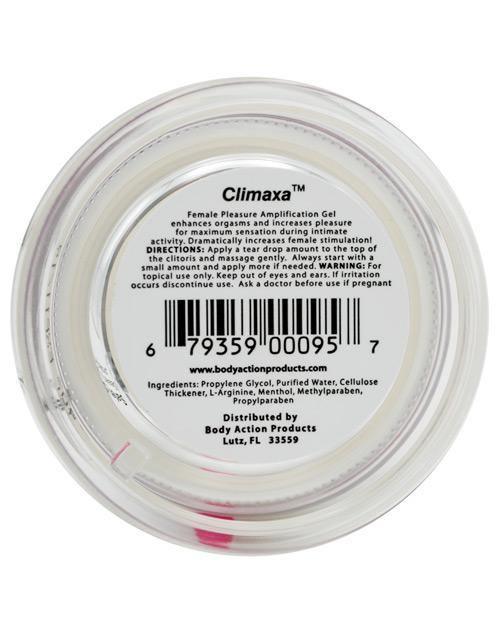 image of product,Climaxa Stimulating Gel - .5 Oz Jar - SEXYEONE